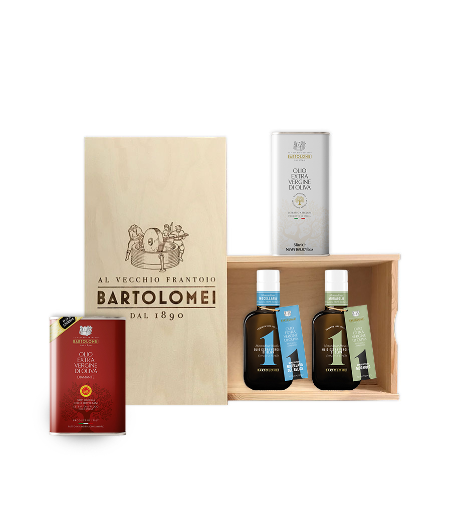 Box in Legno Degustazione 4 Olio EVO